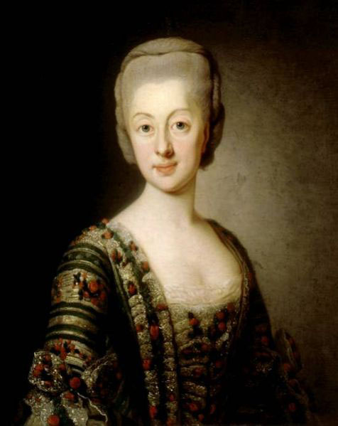 Portrait of Sophia Magdalena of Denmark